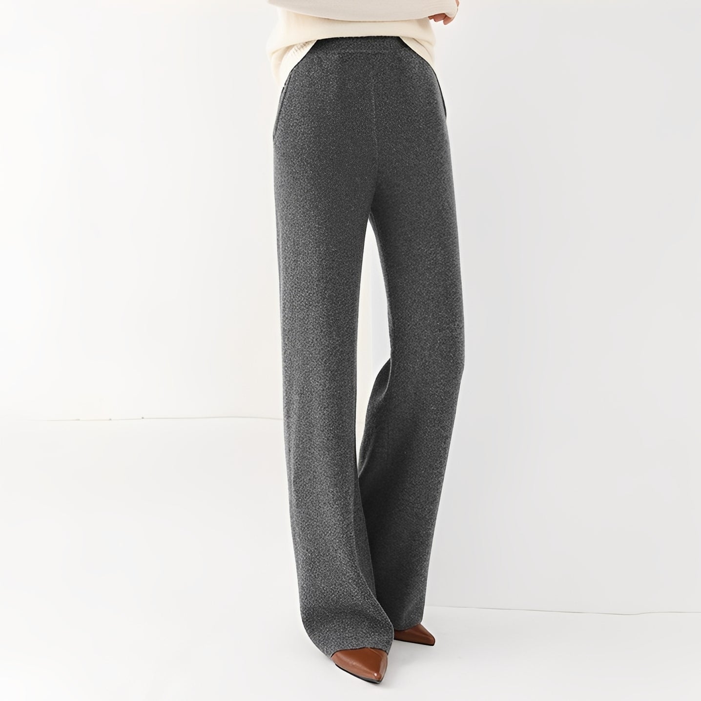 Jamie - Formelle Hochtaillierte Hosen