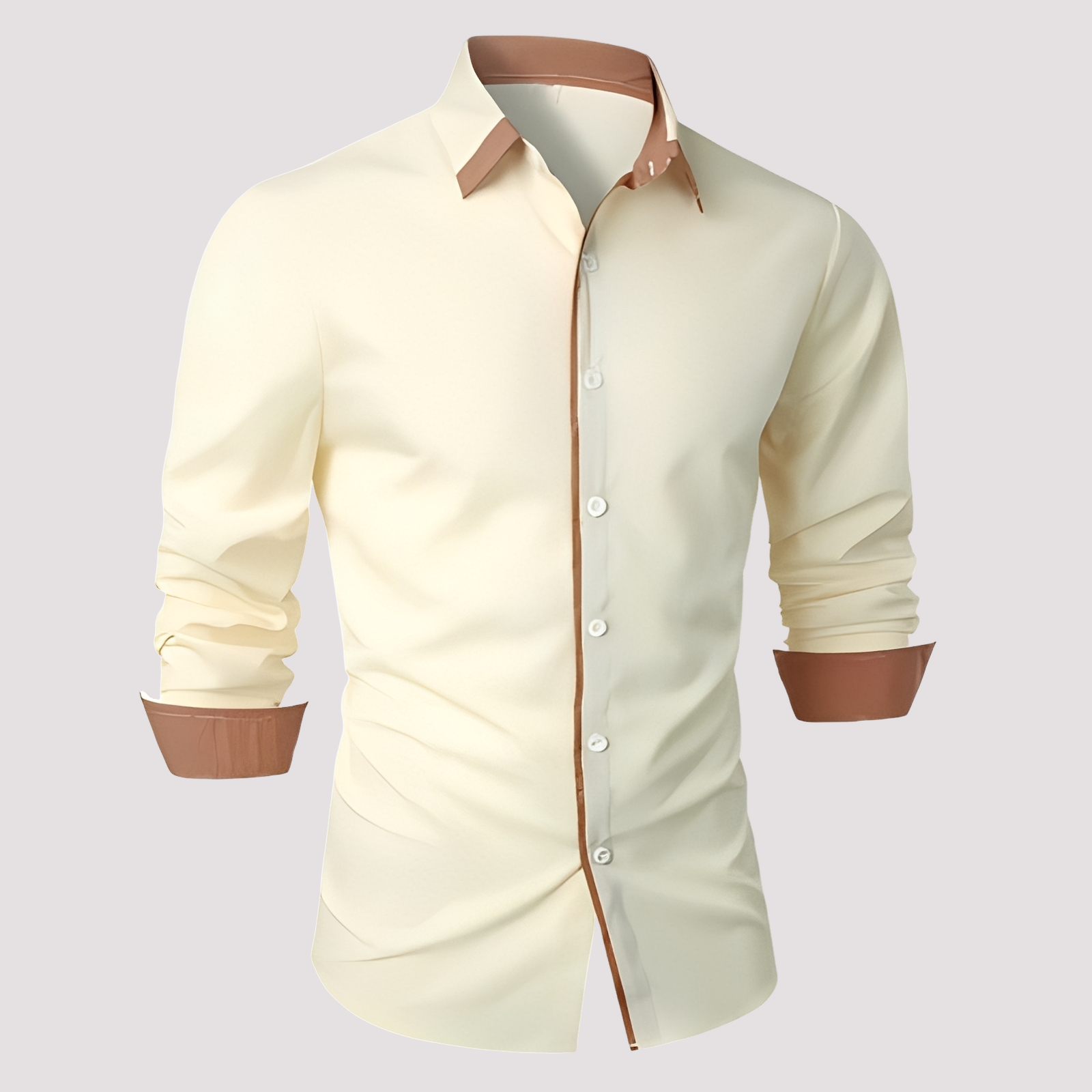 Samuel - Stilvolles Langarm-Overshirt für Herren