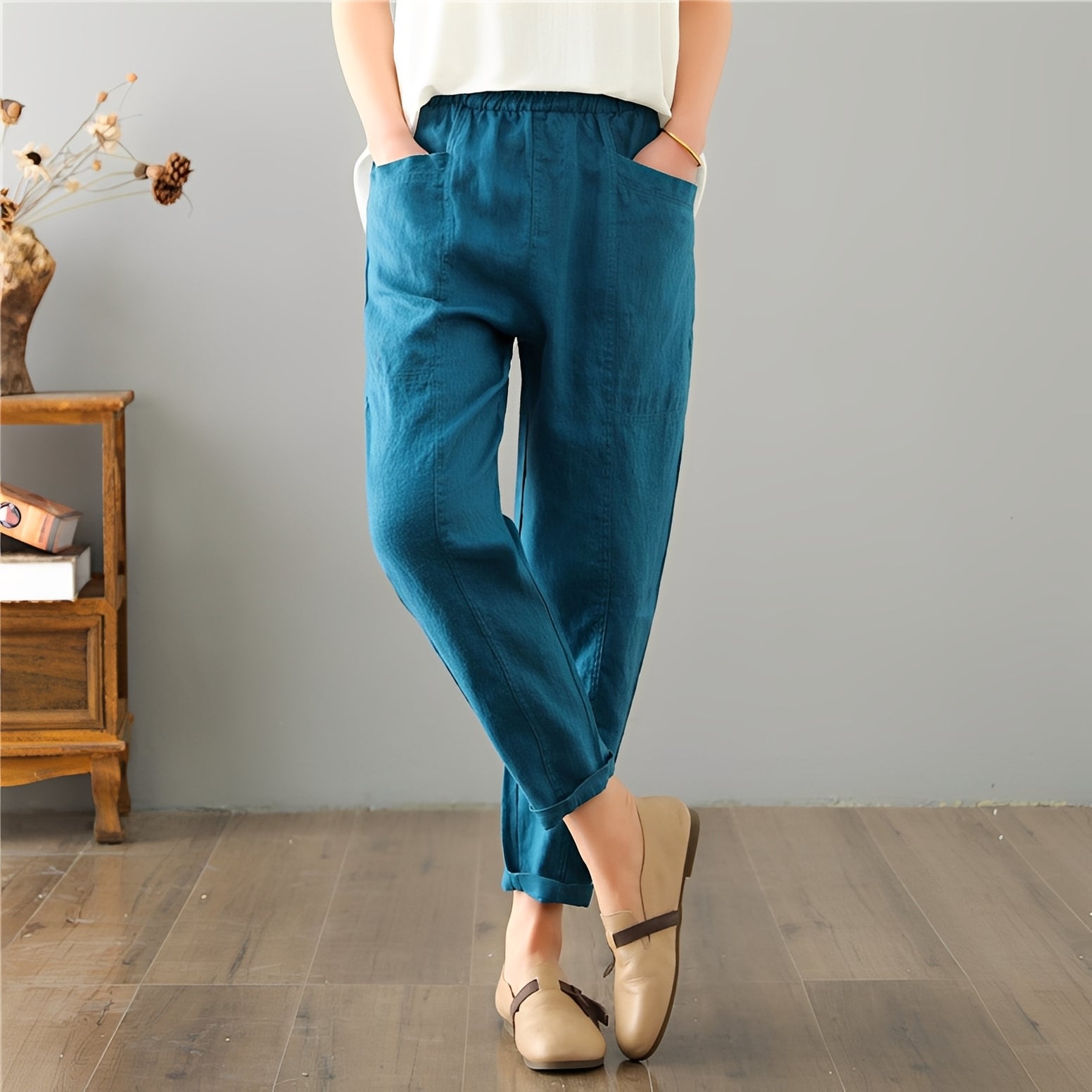 Gretchen - Lässige Freizeithose mit Taschen für Damen