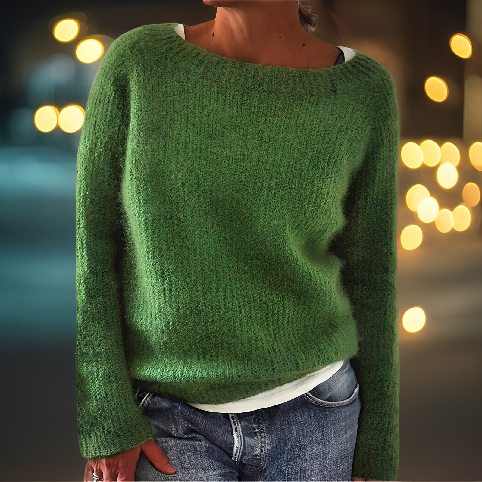 Abeeha - Locker geschnittener Damenpullover