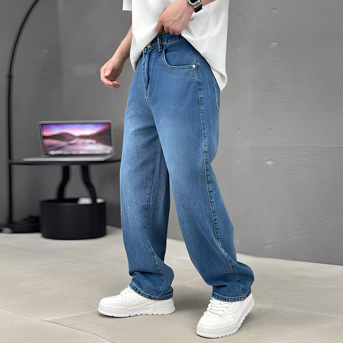Wendell - Zeitgemäße Hose mit weitem Bein