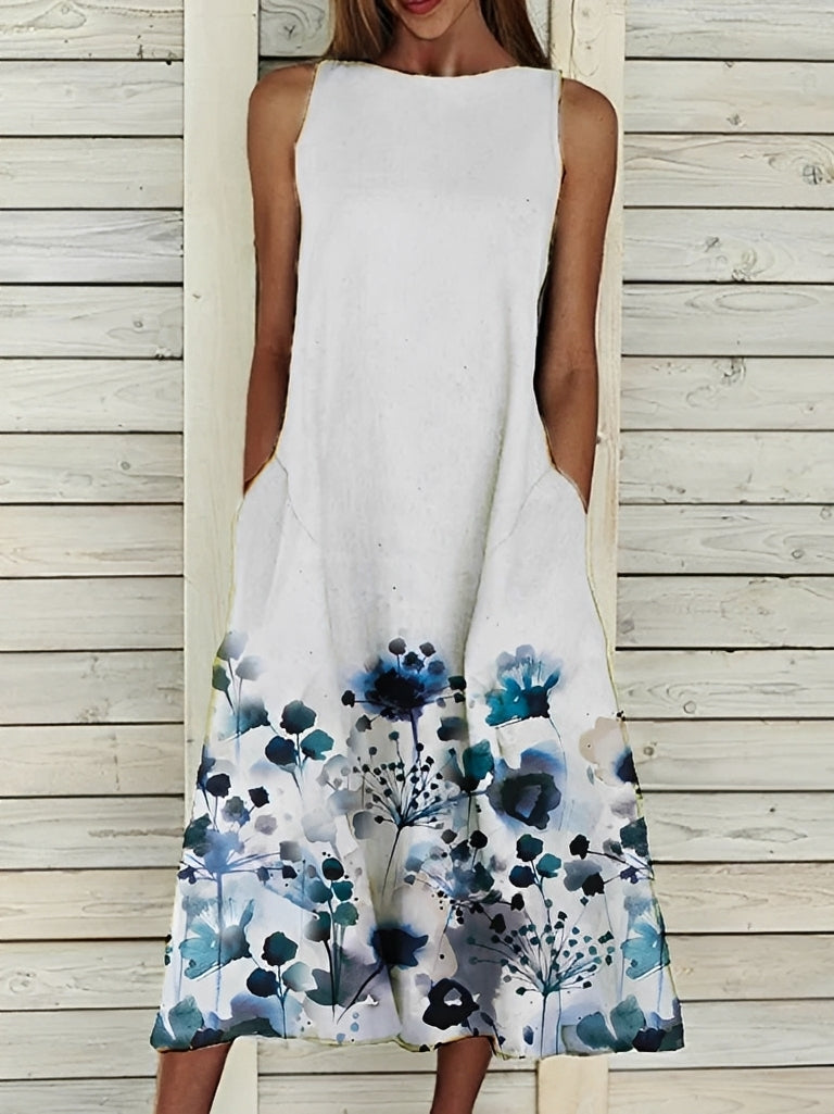 Josephine - Stilvolles Kleid mit Blumenmuster für Damen