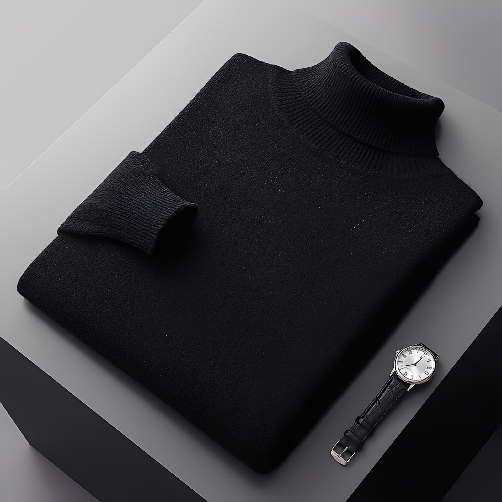 Osborn - Schlichter Herrenrollkragenpullover