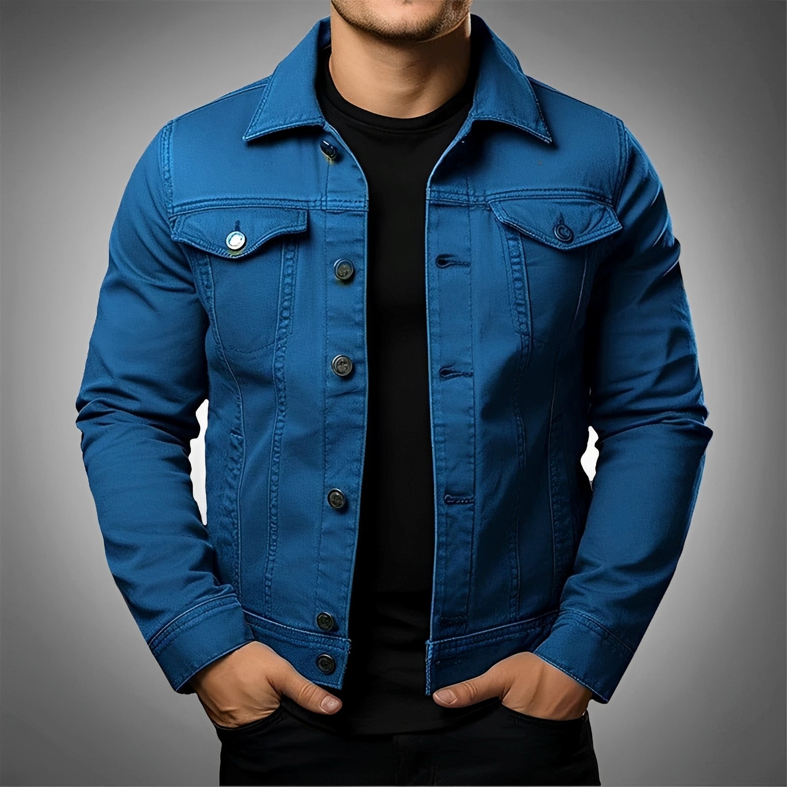 Leroy - Stilvolle Jeansjacke für Herren
