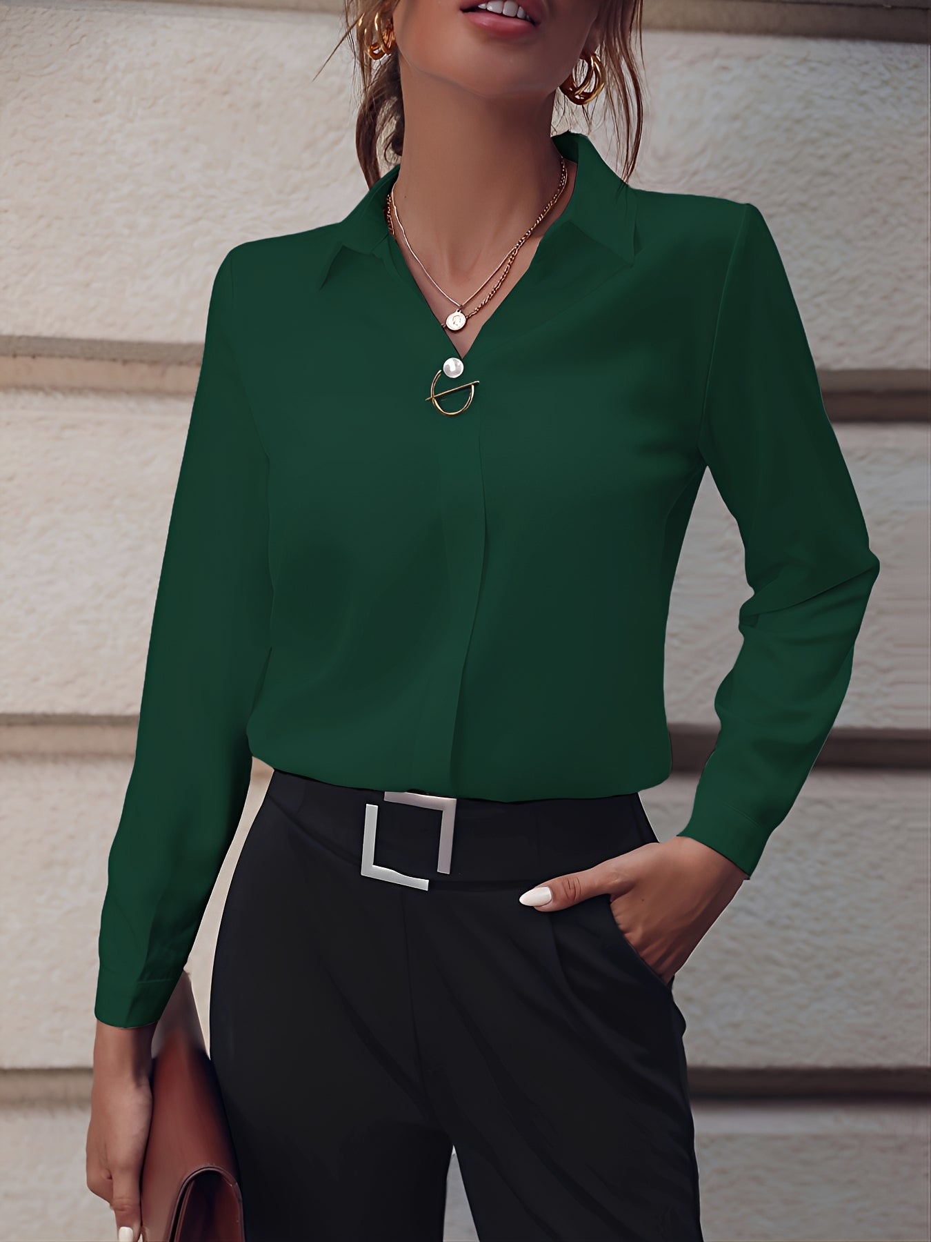 Erica - Formelles Langarmhemd