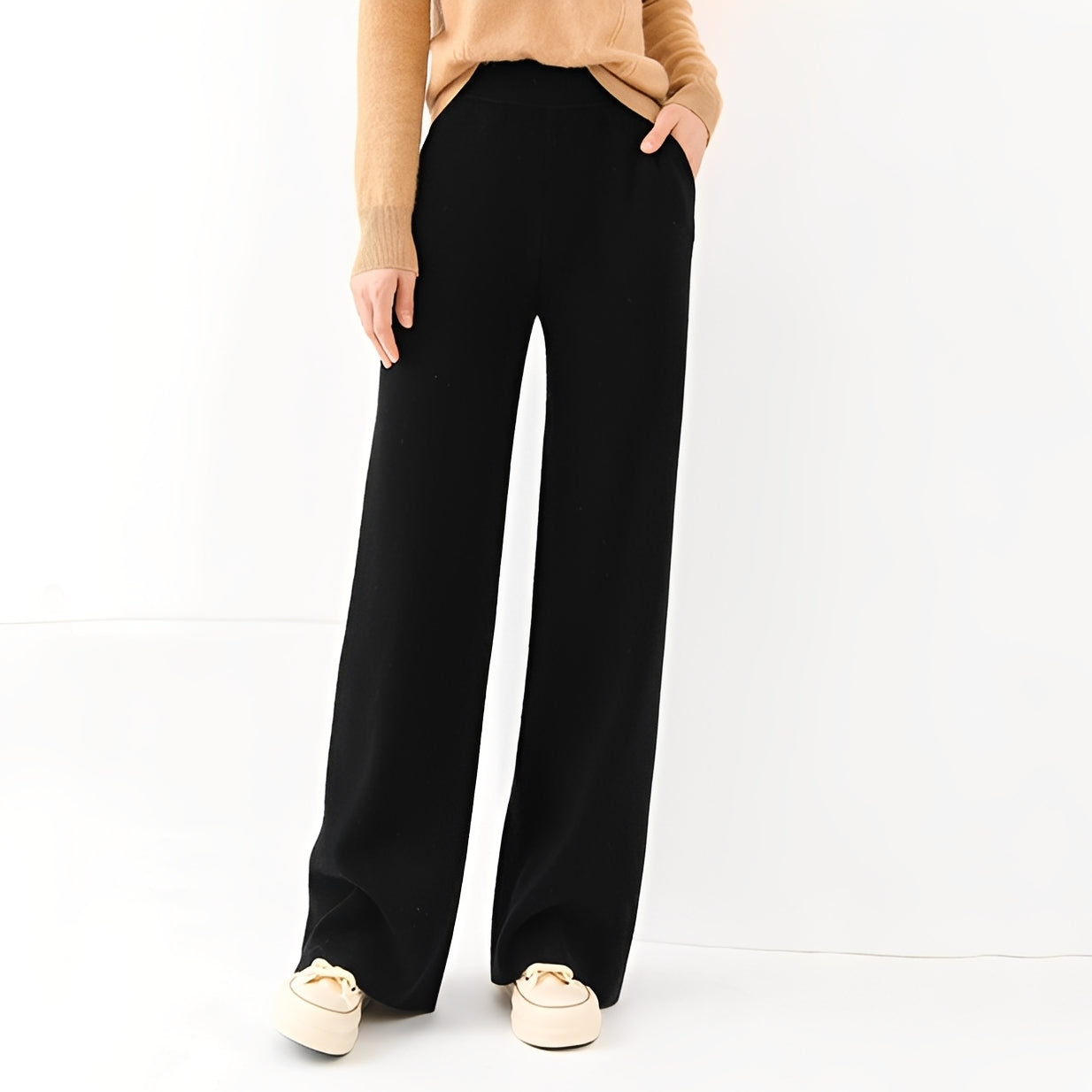 Jamie - Formelle Hochtaillierte Hosen
