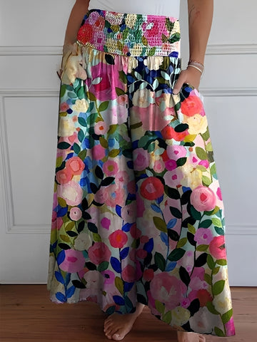 Halle - Lässige Hose mit weitem Bein und Taschen für Damen