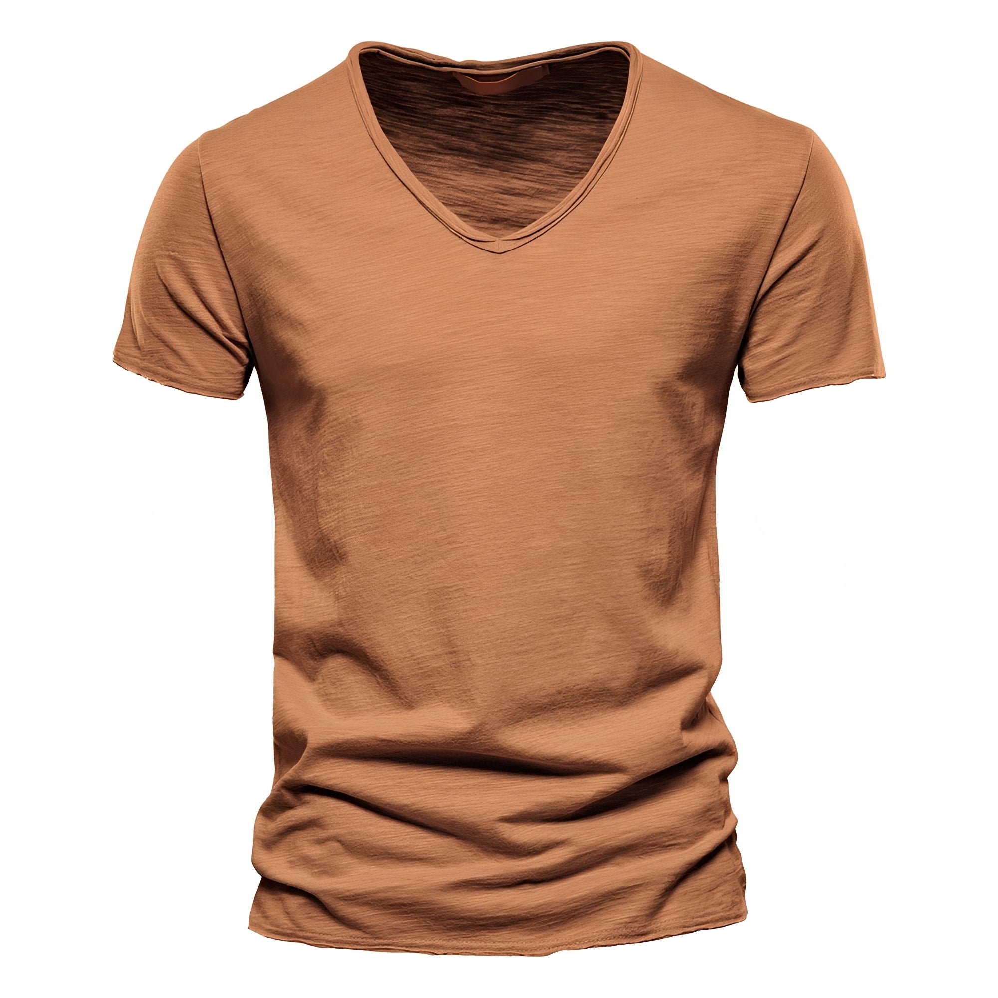 Norton - Bequemes V-Ausschnitt T-Shirt