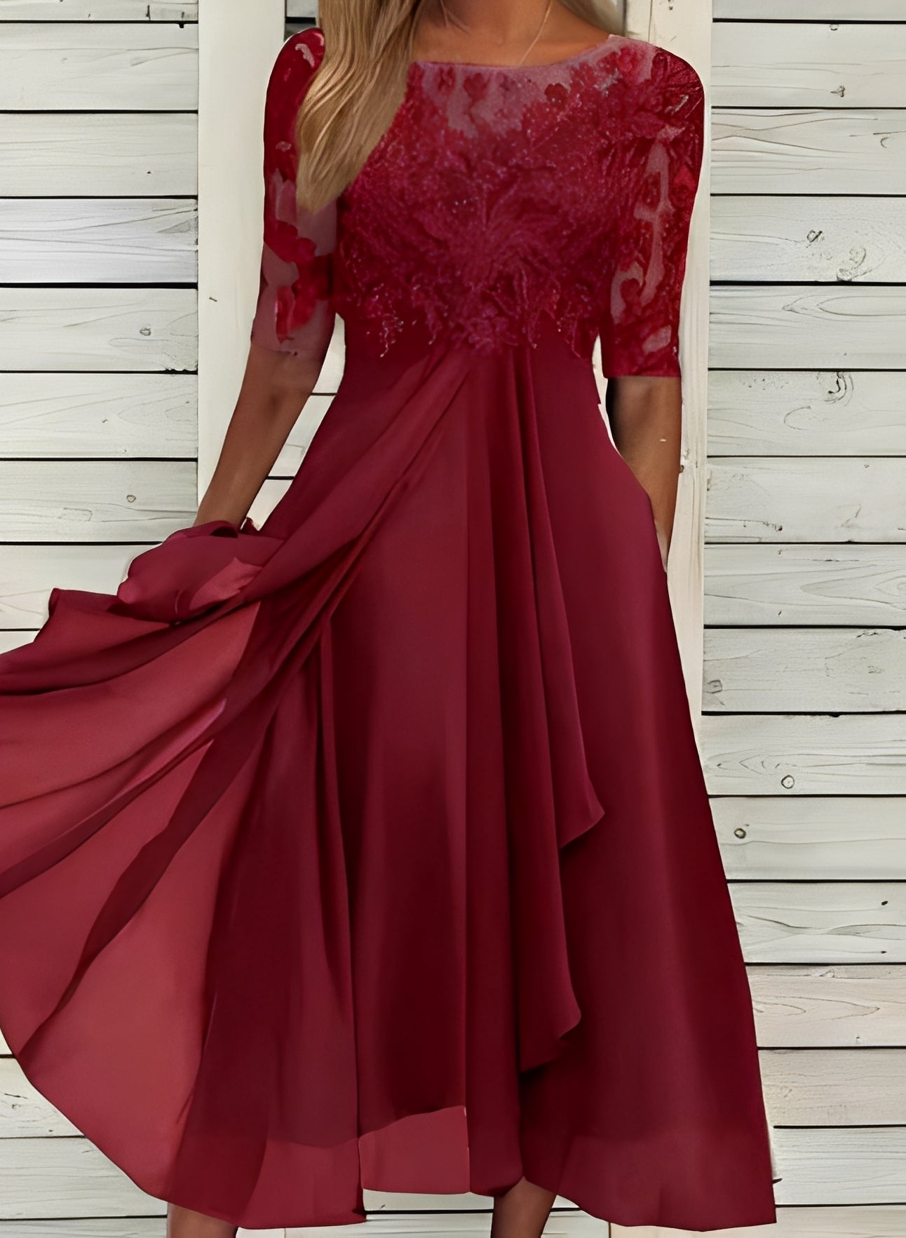Lena – Midikleid für Damen – Bequem und stilvoll