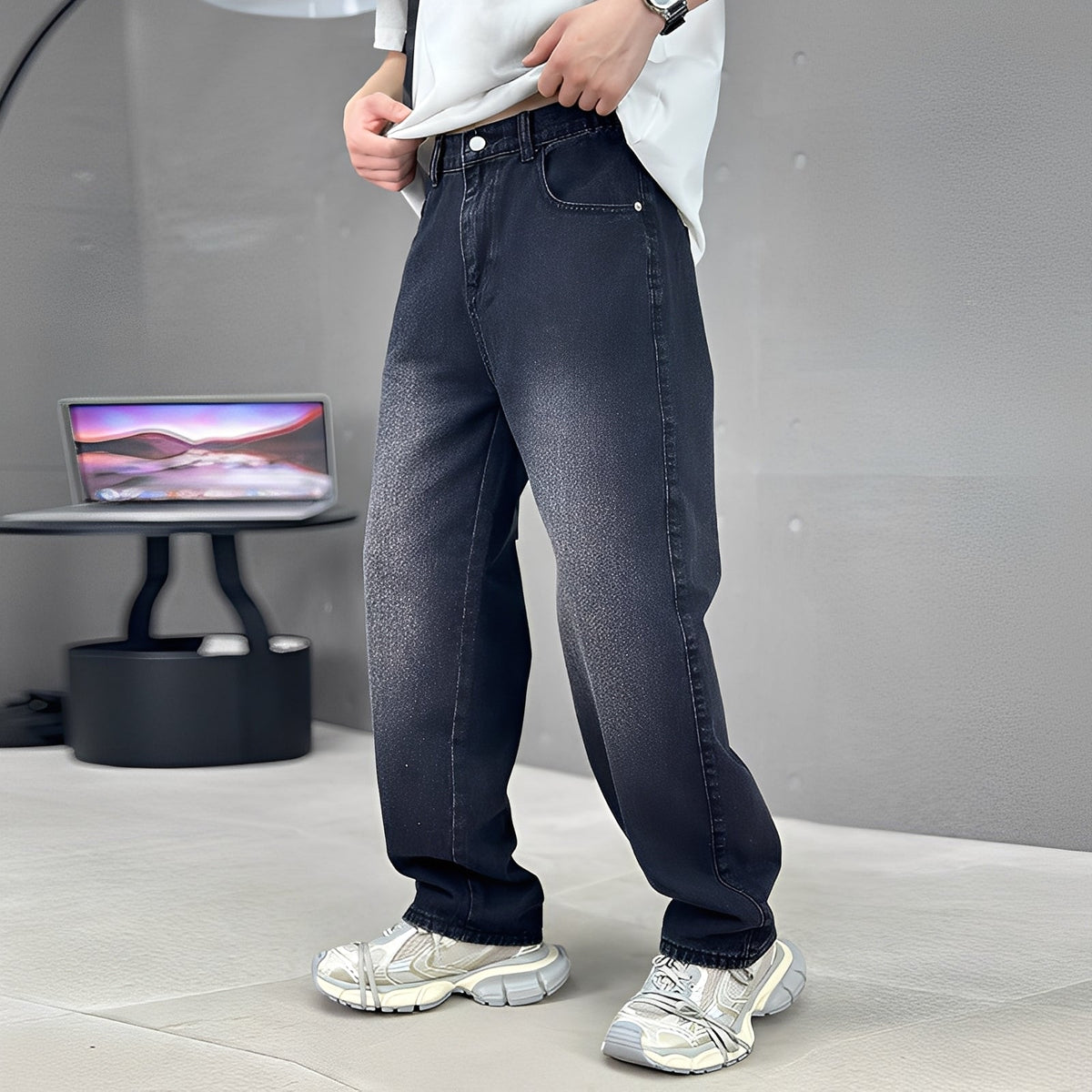 Wendell - Zeitgemäße Hose mit weitem Bein