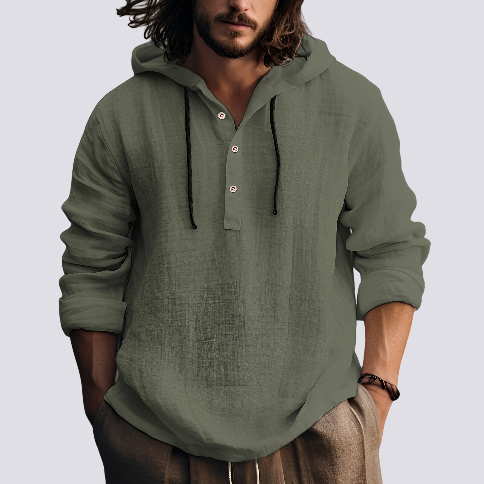 Thomas - Stilvolles Kapuzenshirt für Herren