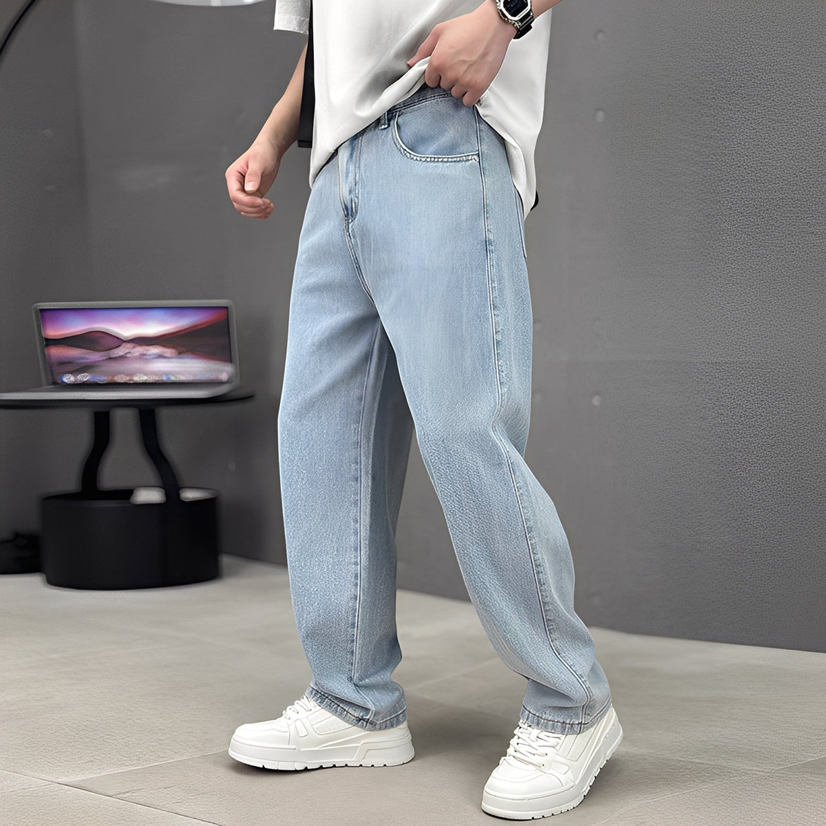 Wendell - Zeitgemäße Hose mit weitem Bein