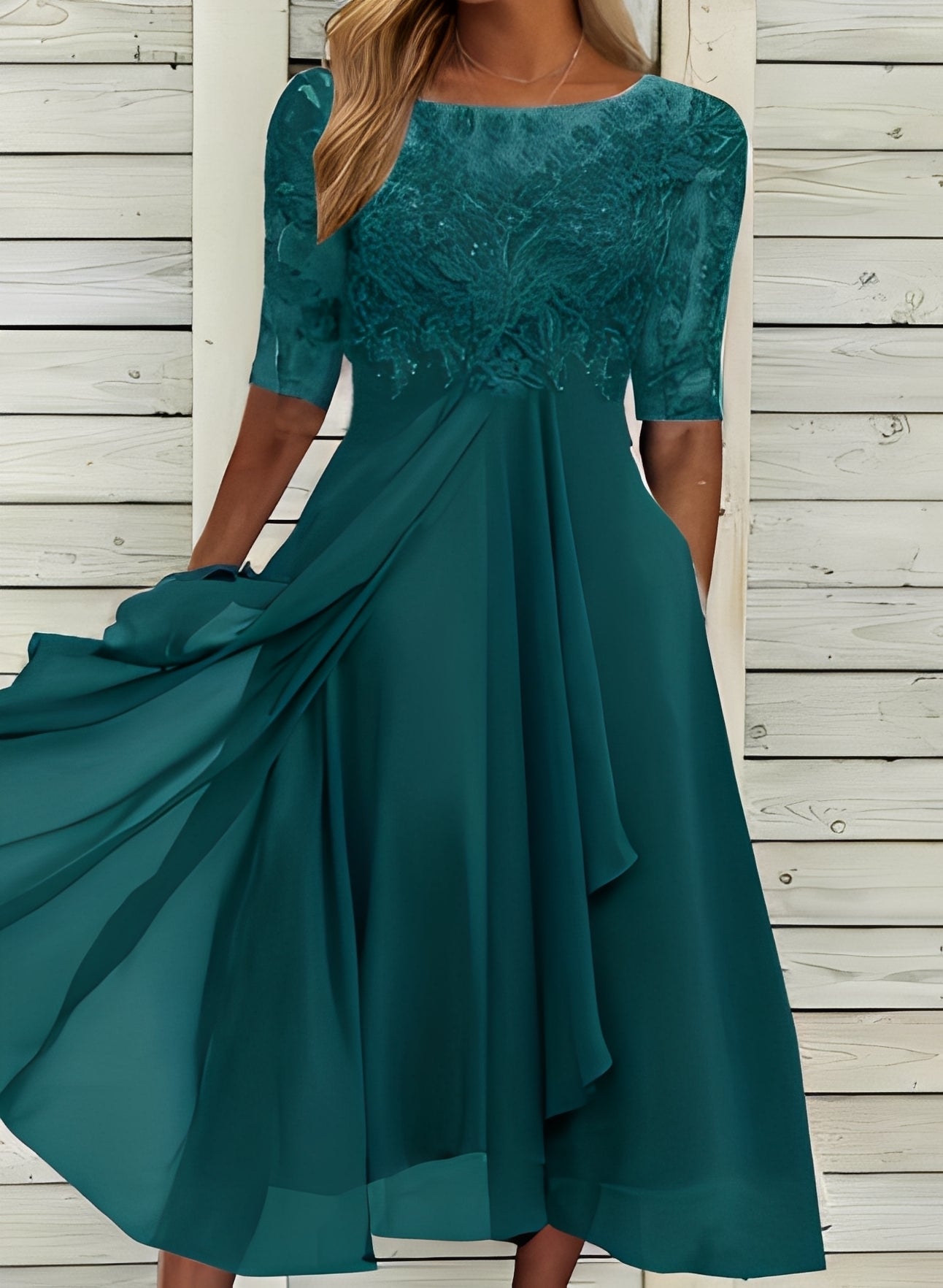 Lena – Midikleid für Damen – Bequem und stilvoll