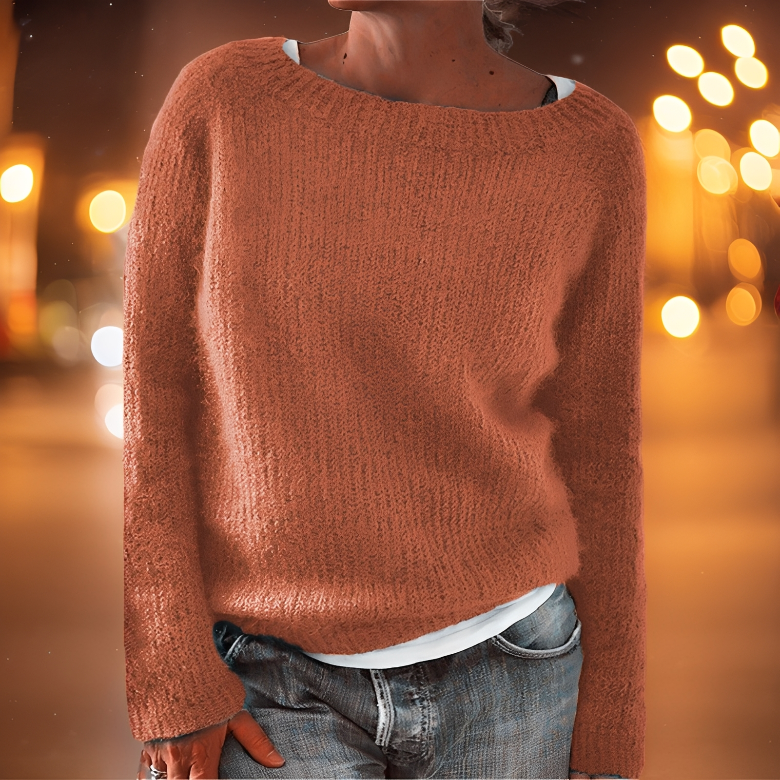 Abeeha - Locker geschnittener Damenpullover