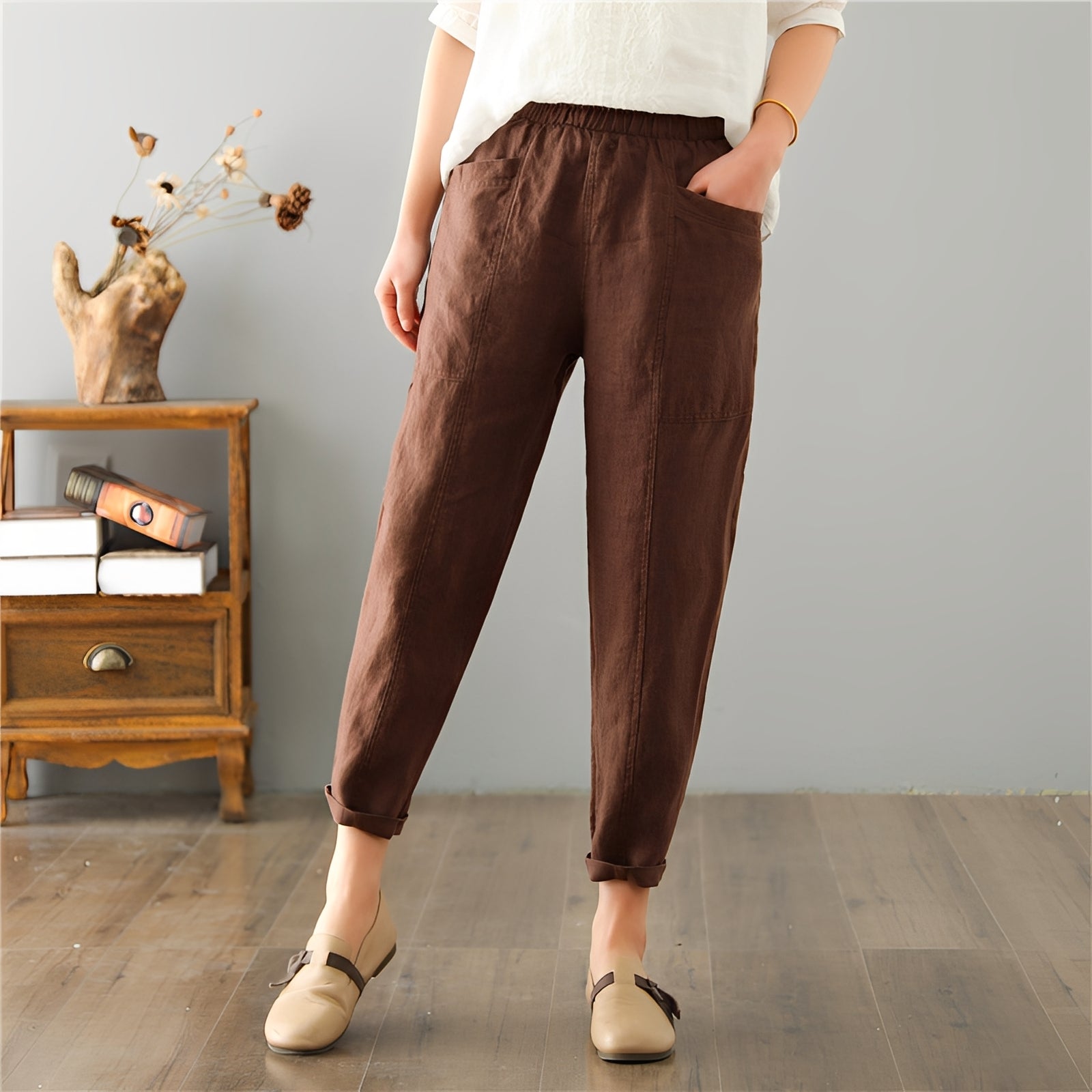 Gretchen - Lässige Freizeithose mit Taschen für Damen