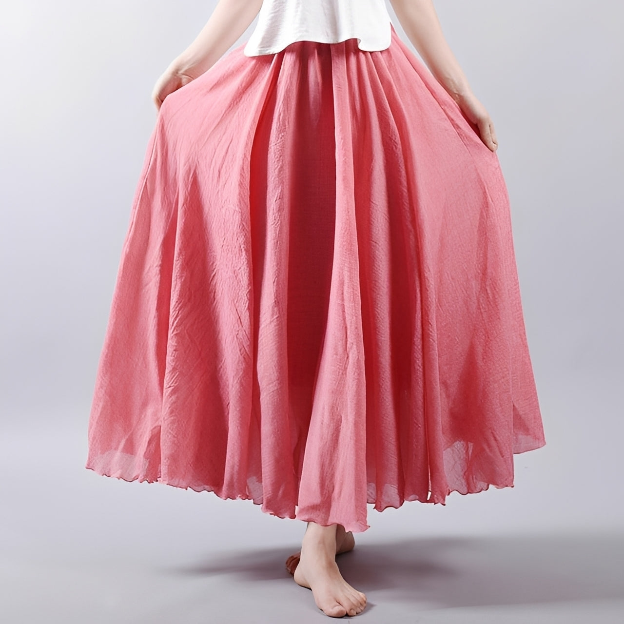 Alina - Fließender Bohemian-Maxi-Rock