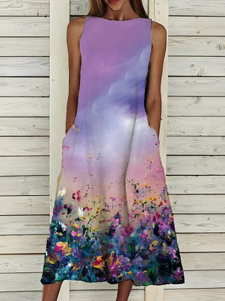 Josephine - Stilvolles Kleid mit Blumenmuster für Damen