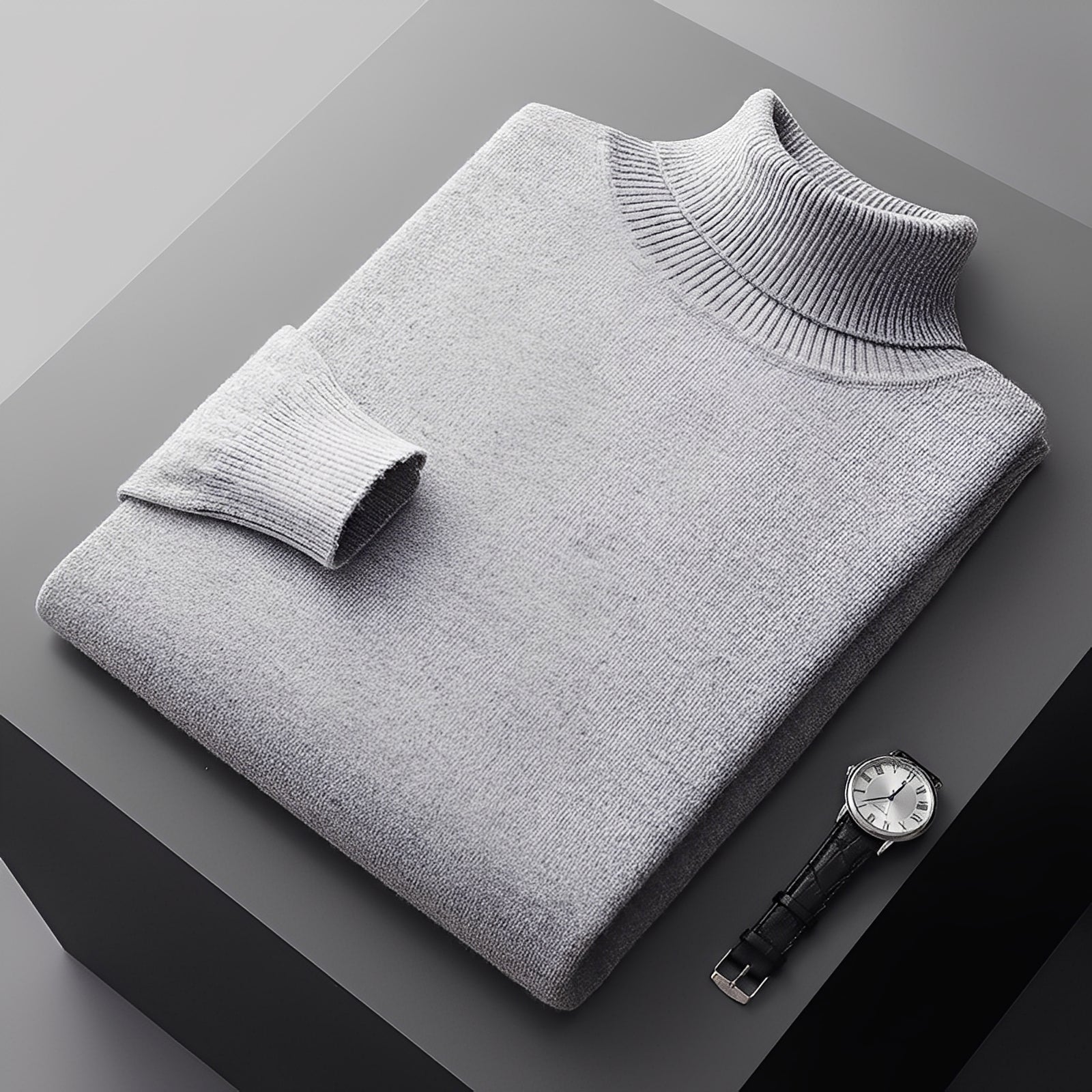 Osborn - Schlichter Herrenrollkragenpullover