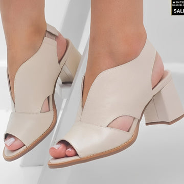 Anita - Stilvolle Peep-Toe-Sandalen