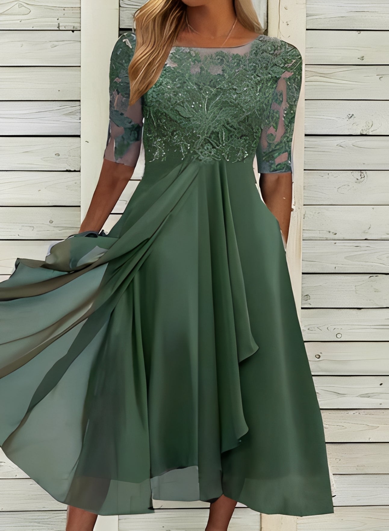 Lena – Midikleid für Damen – Bequem und stilvoll