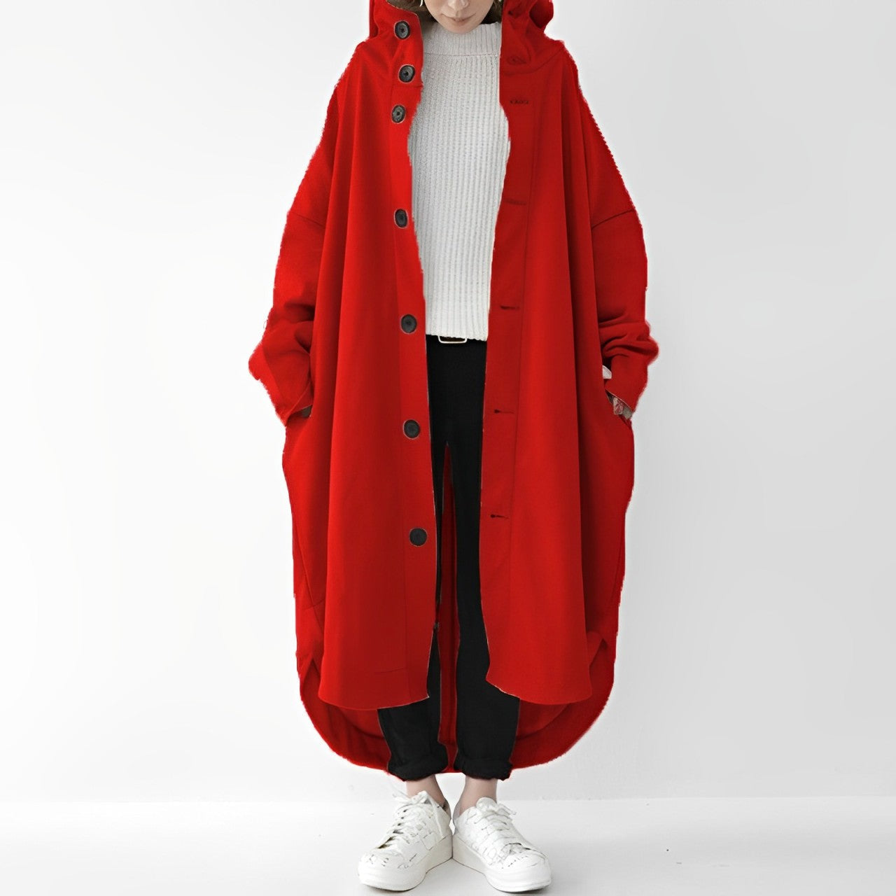 Cailyn - Komfortabler langer Trenchcoat