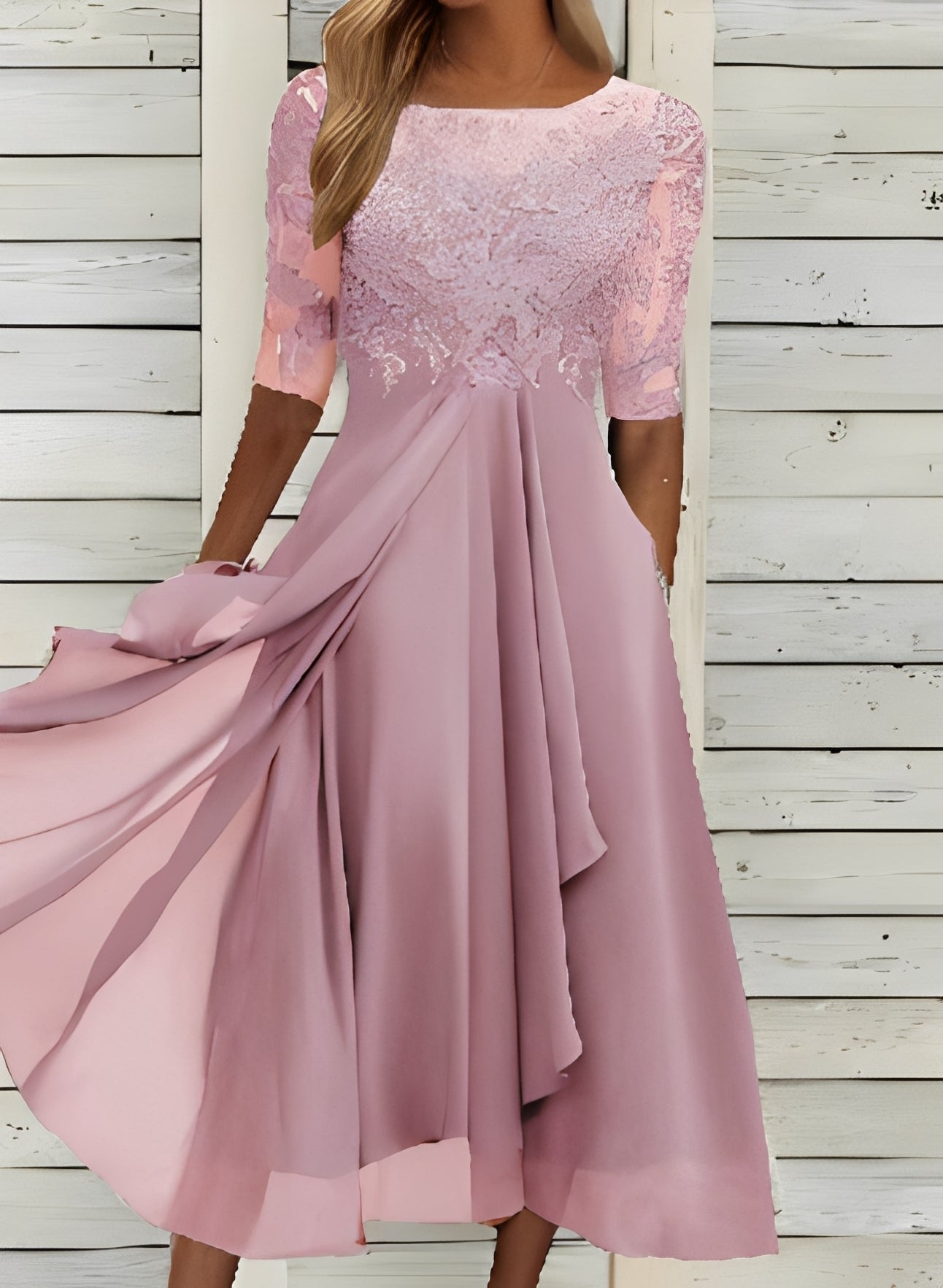 Lena – Midikleid für Damen – Bequem und stilvoll
