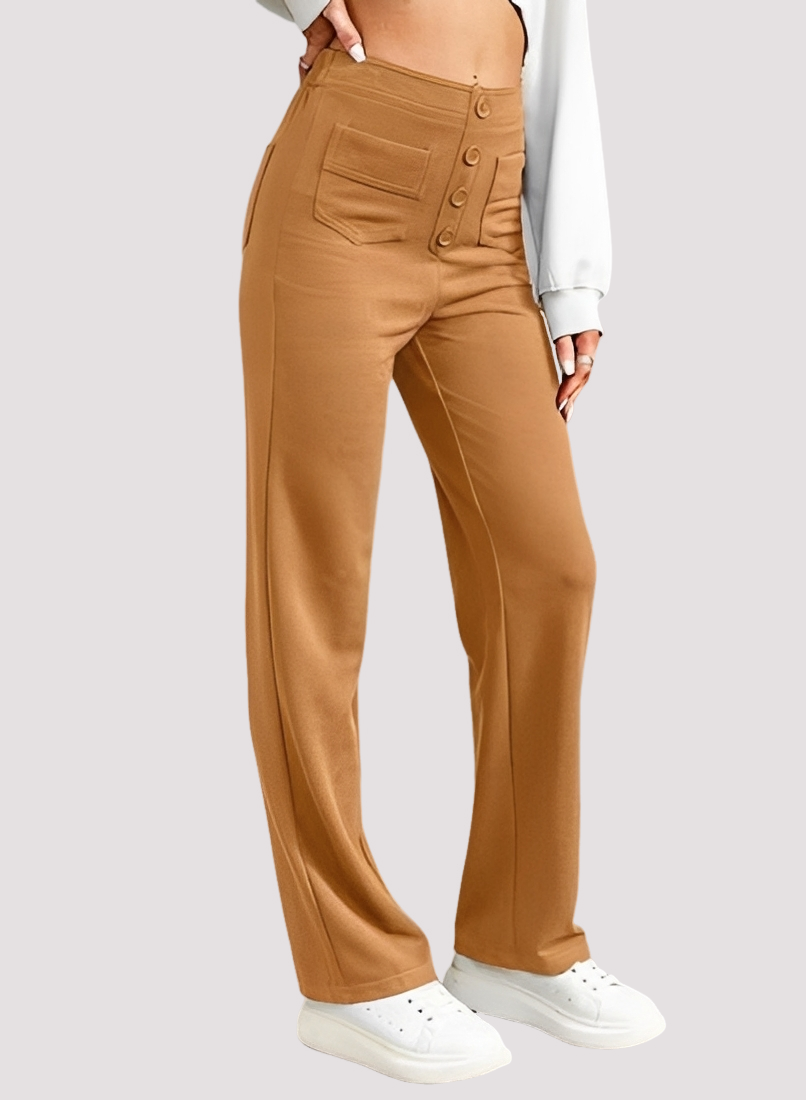Tianna - Stilvolle Hochtaillierte Hose