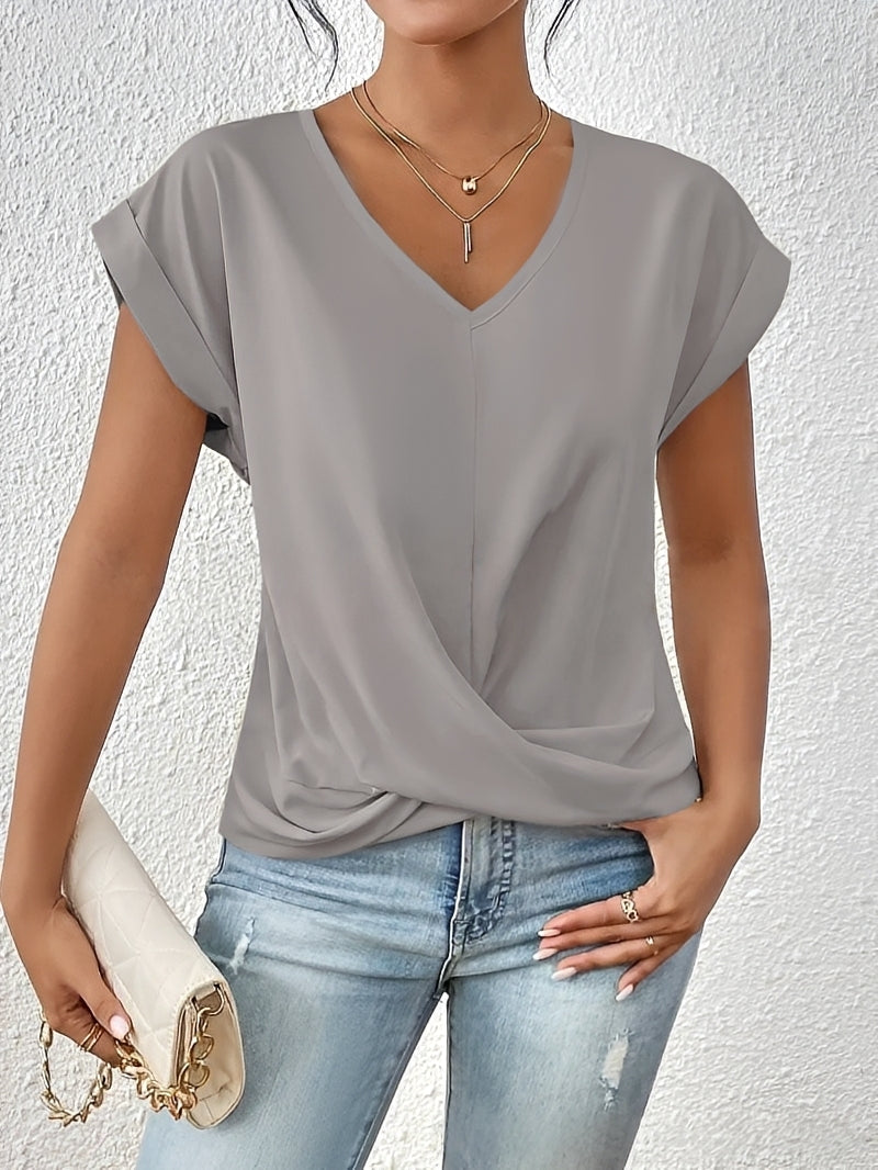 Lucie – Damen-Shirt mit V-Ausschnitt – für den Alltag