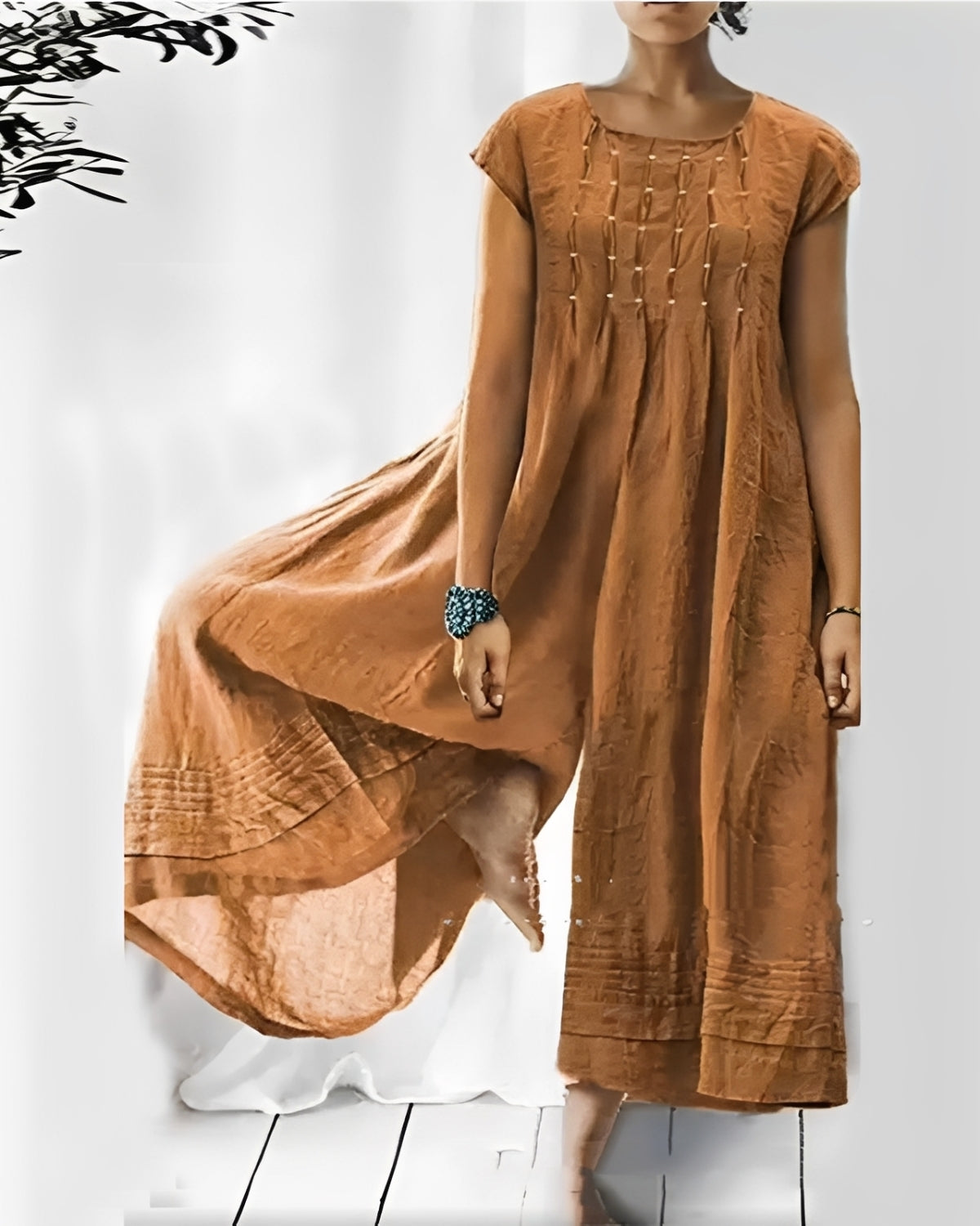 Claudia - Stilvoller kurzärmeliger Jumpsuit für Damen