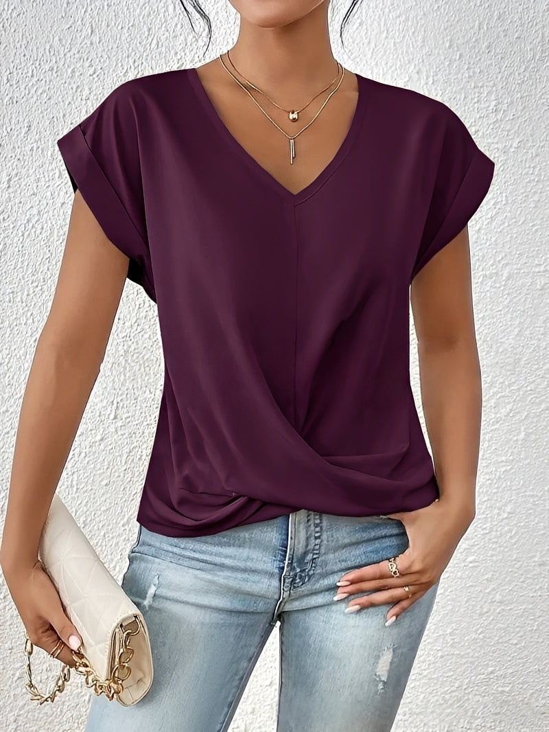 Lucie – Damen-Shirt mit V-Ausschnitt – für den Alltag