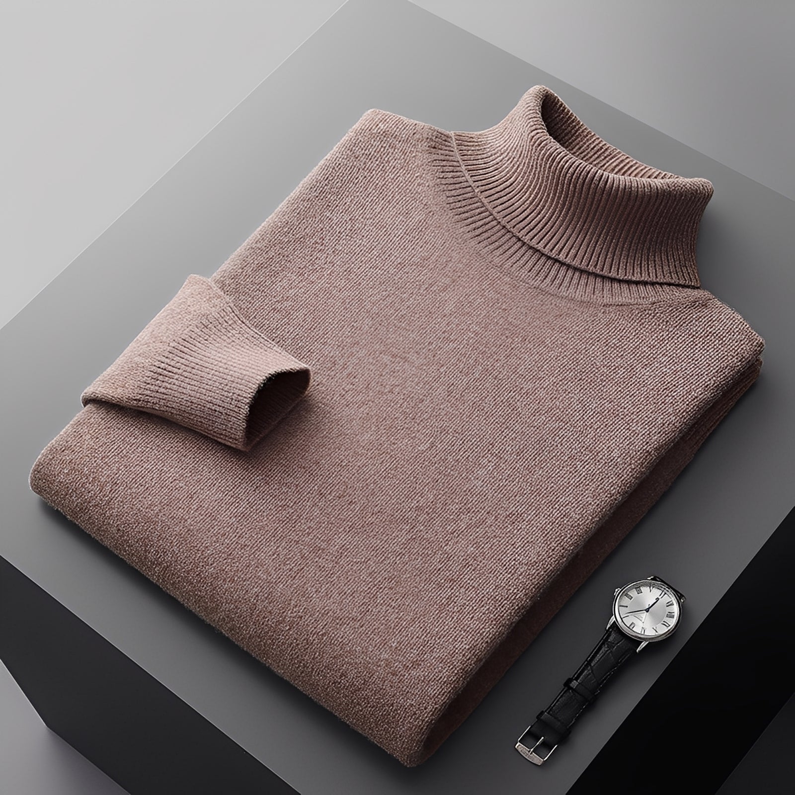 Osborn - Schlichter Herrenrollkragenpullover