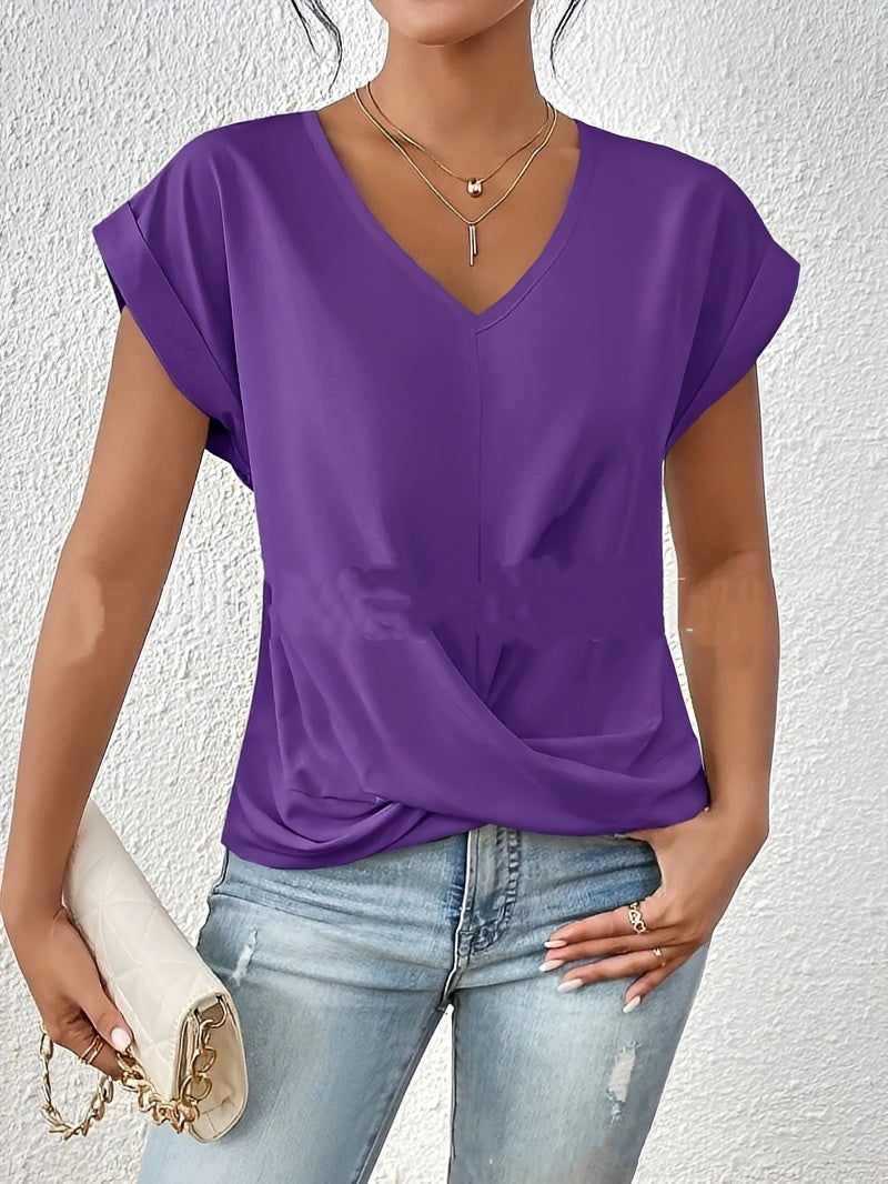 Lucie – Damen-Shirt mit V-Ausschnitt – für den Alltag