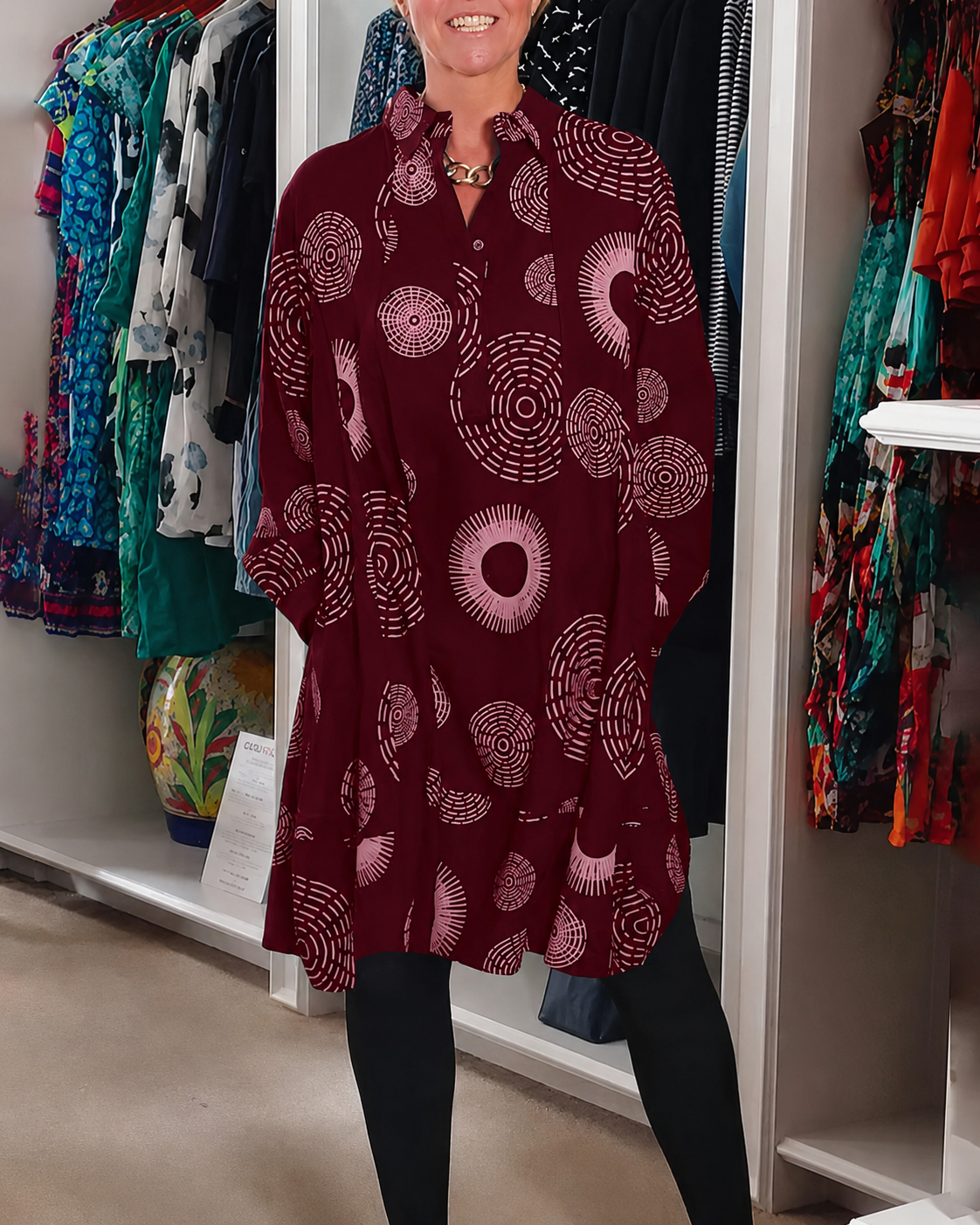 Sharonda - Stilvolles Kleid mit lockerem Schnitt