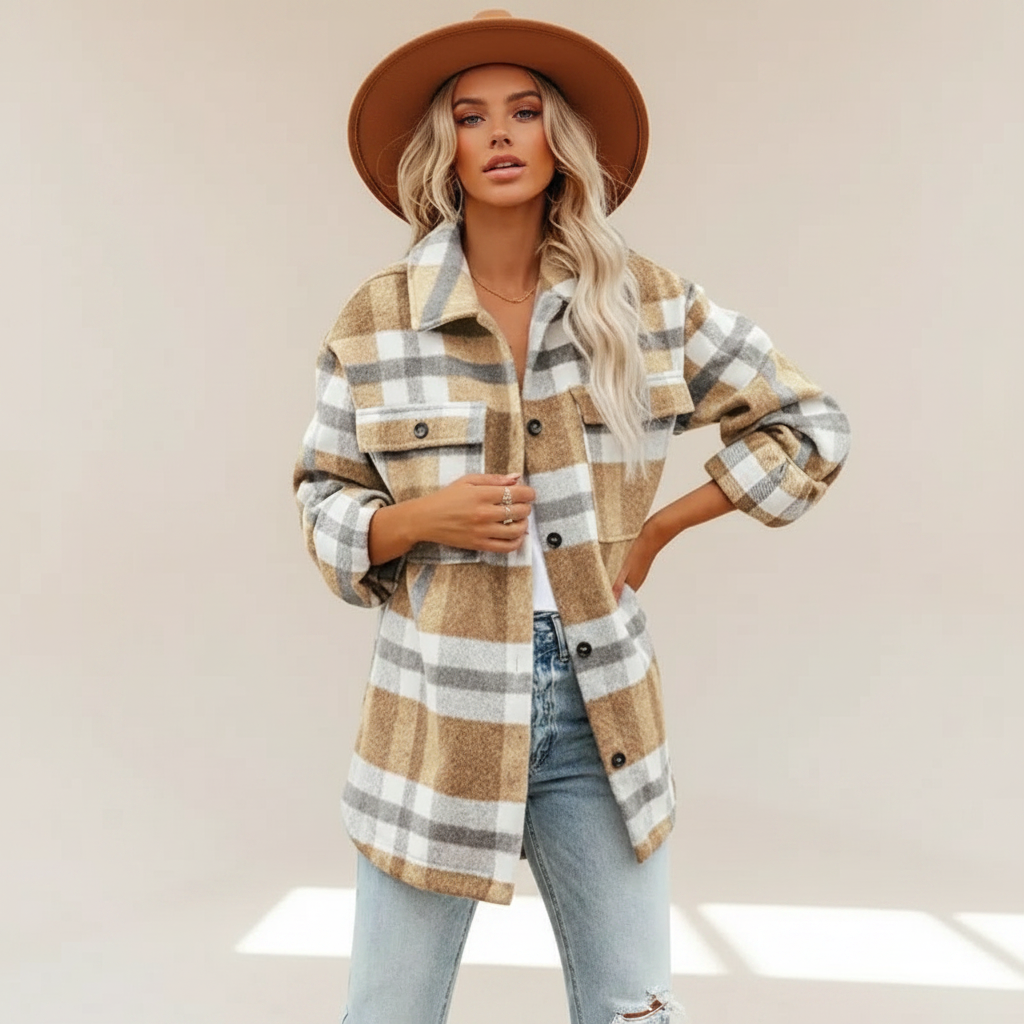 Mailys - Komfortable Bluse mit Knopfleiste