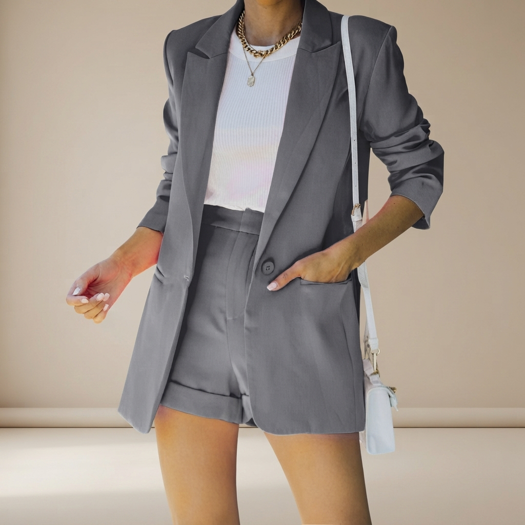 Geraldine - Stilvolles Anzug-Shorts-Set