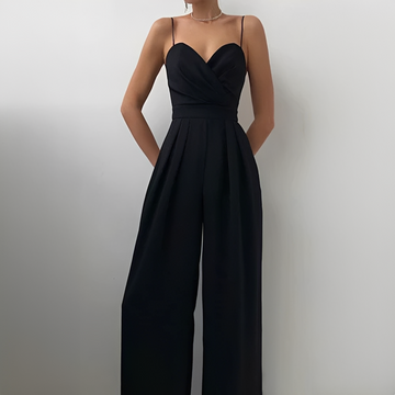 Glysha - Eleganter Damenoverall mit breitem Bein