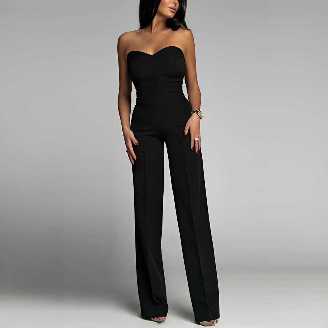 Meriam - Eleganter schulterfreier Damenoverall