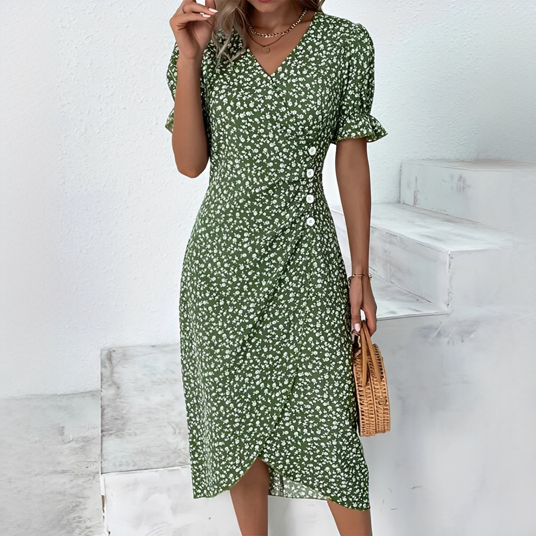 Addyson - Elegantes, leichtes kurzes Kleid