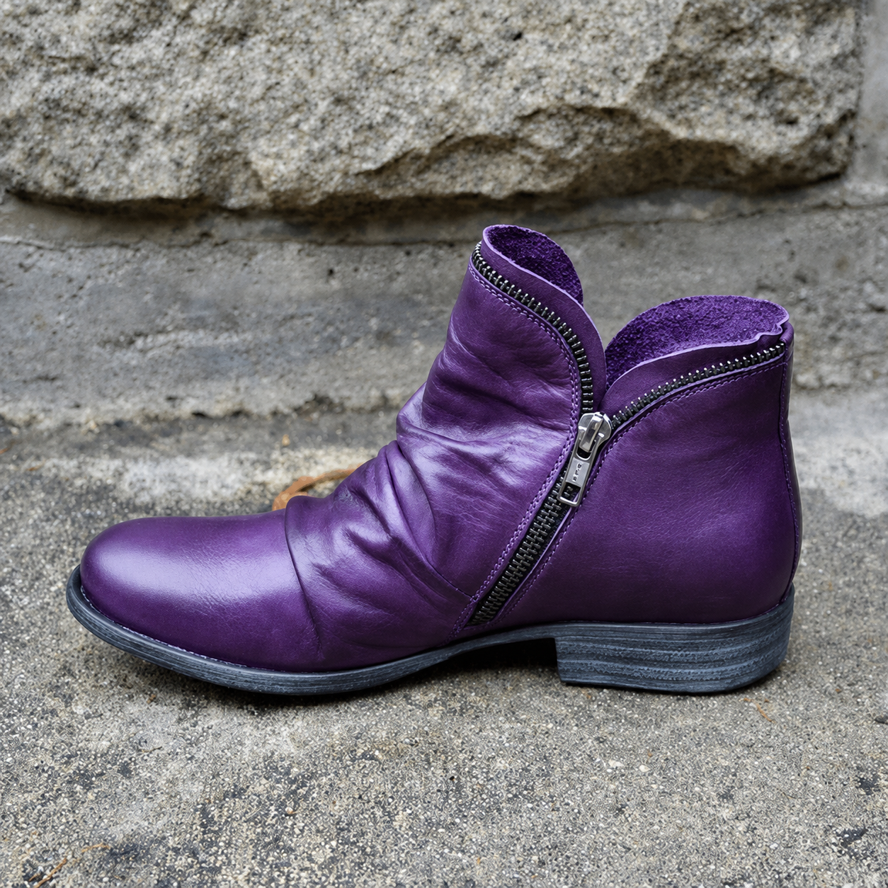 Julie - Trendige Stiefeletten mit Reißverschluss