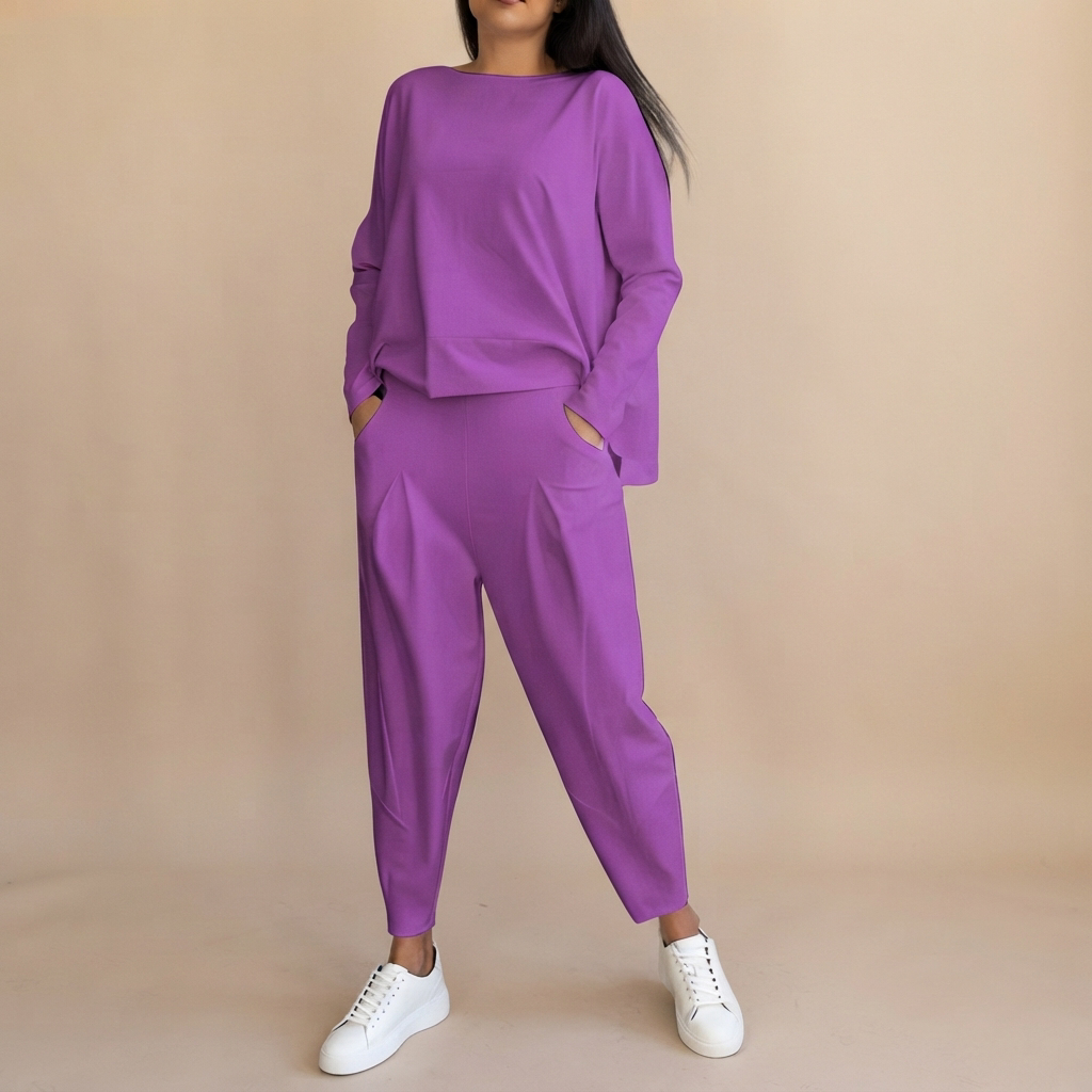Emilyn - Entspanntes Set mit weiter Hose