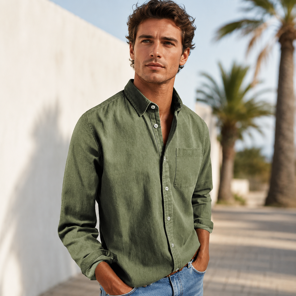 Wynford - Lockeres Button-Down-Hemd