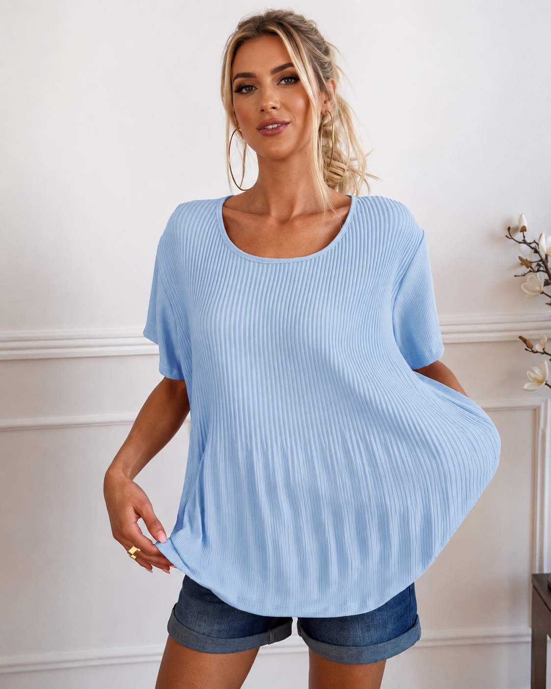 Rainelda - Schicke Plissee-Bluse