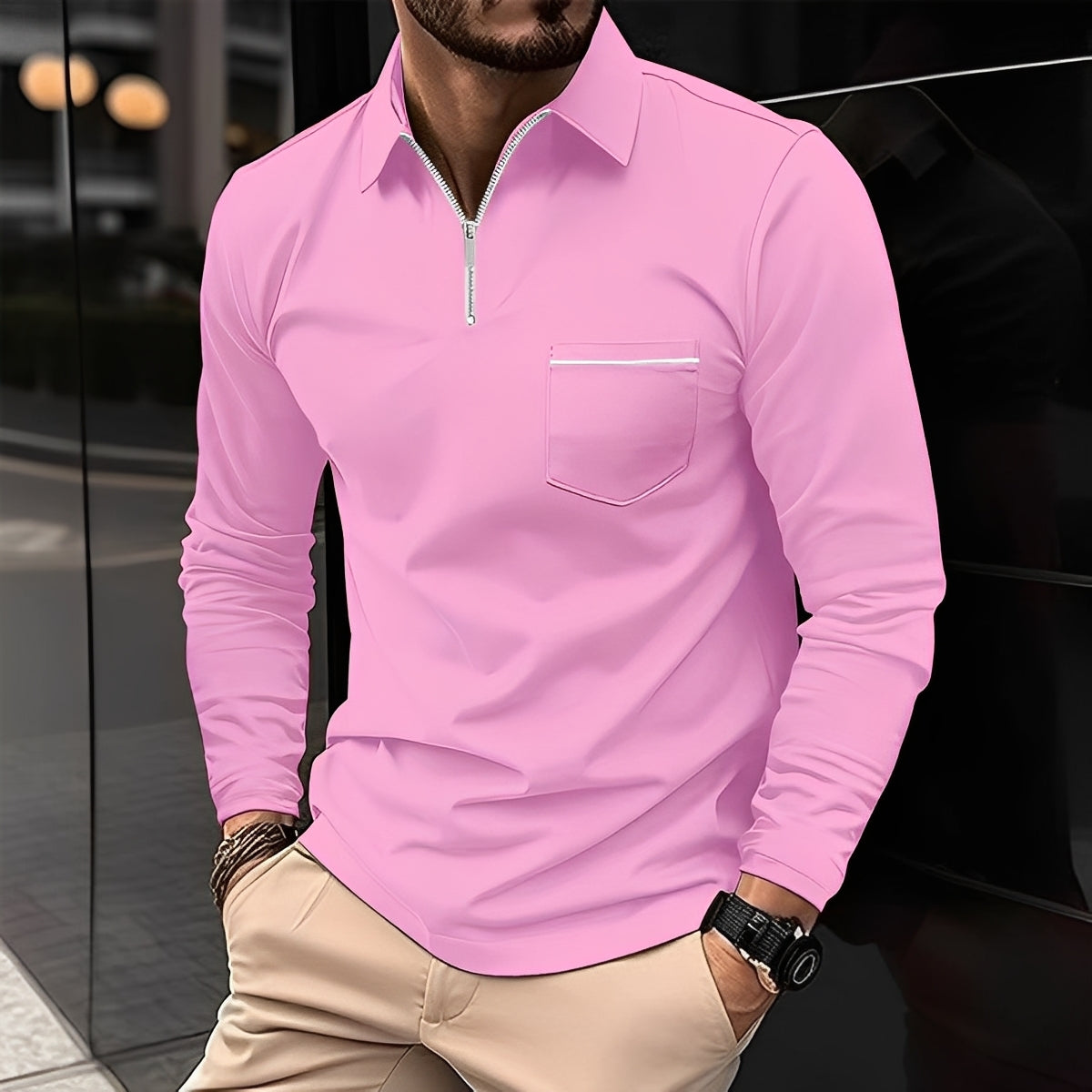 Florent - Bequemes Langarmhemd