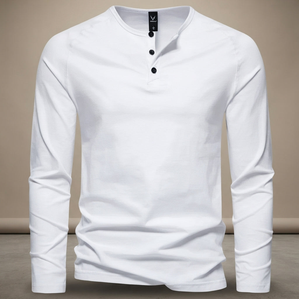 Keyhan - Zeitloses Henley-Shirt