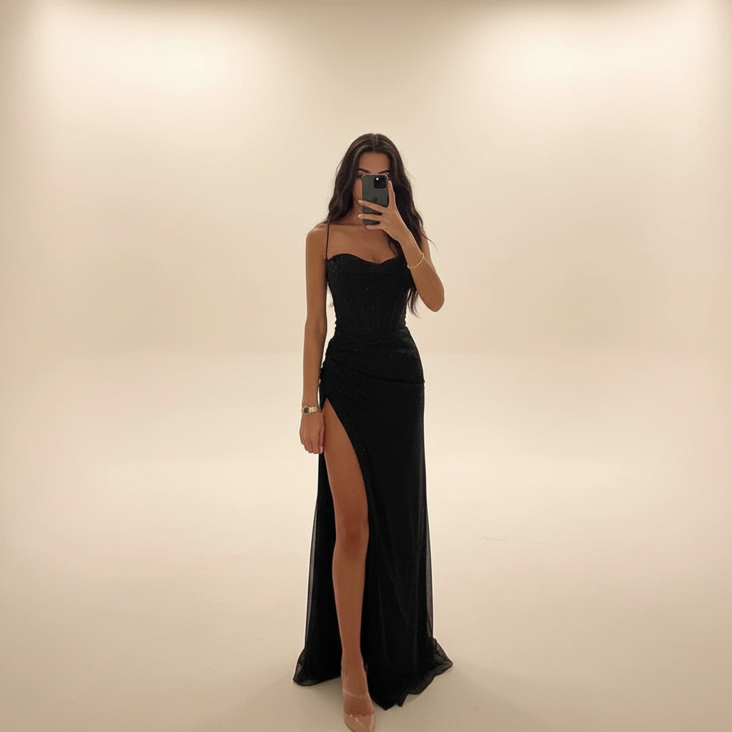 Monique - Schickes Maxikleid mit Schlitz