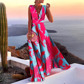 Lilyana - Schickes Ärmelloses Maxikleid