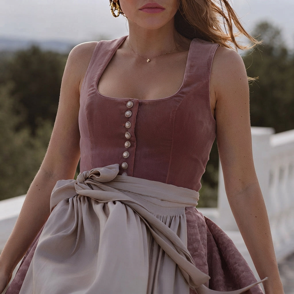 Greta - Stilvolles Dirndl mit auffälligem Ausschnitt