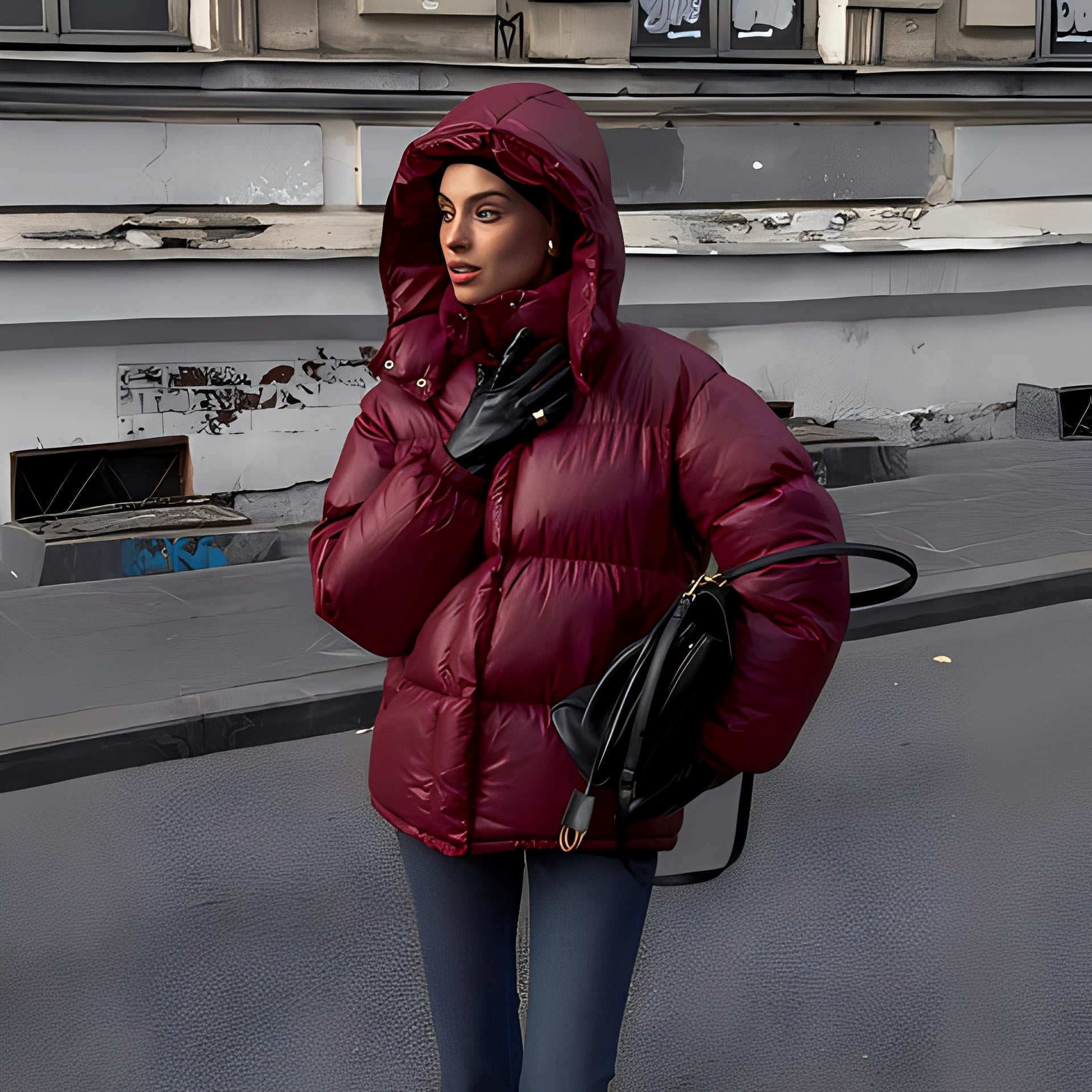 Rozanne - Jacke mit abtrennbarer Kapuze