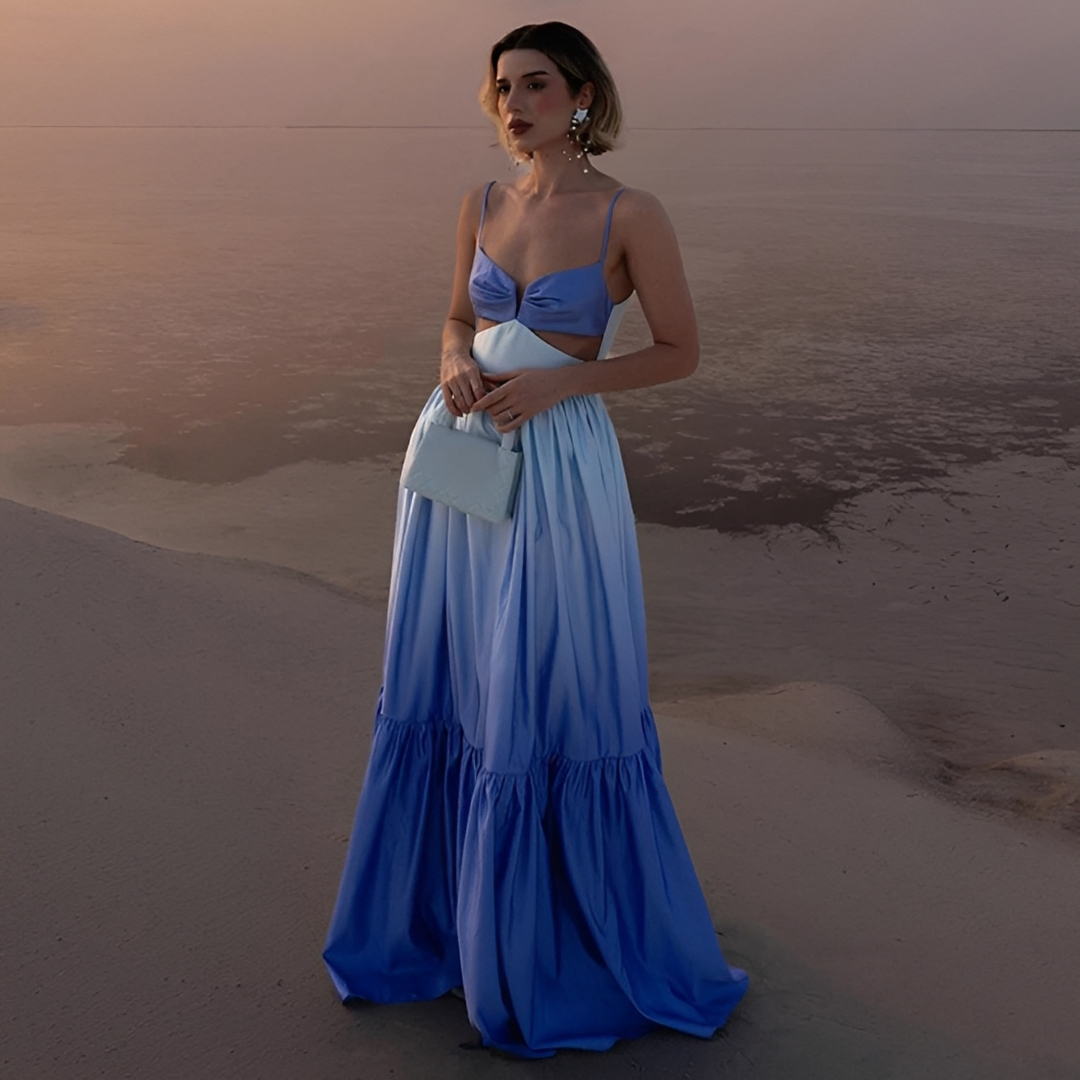 Corina - Schickes Cami-Maxi-Kleid