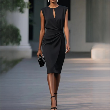 Mirabel - Elegantes ärmelloses tailliertes Kleid